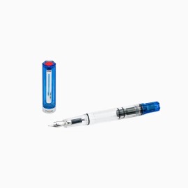 Penna stilografica Twsbi Eco Blu trasparente pennino F M2530170