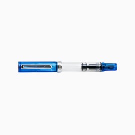 Penna stilografica Twsbi Eco Blu trasparente pennino F M2530170