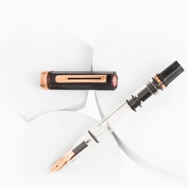 Twsbi Eco Smoke Rose Gold Fountain Pen Fine nib