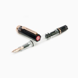 Penna stilografica Twsbi Eco Smoke Rose Gold pennino M M7447990