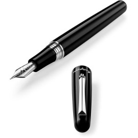 Montegrappa Elmo 01 Black Fountain pen - ExtraFine nib ISEOR1AC