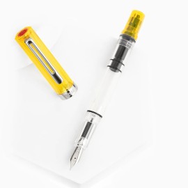 Penna stilografica Twsbi Eco Trasparent Giallo pennino F M2531780