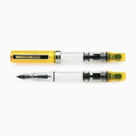 Twsbi Eco Trasparent Yellow Fountain Pen Fine nib