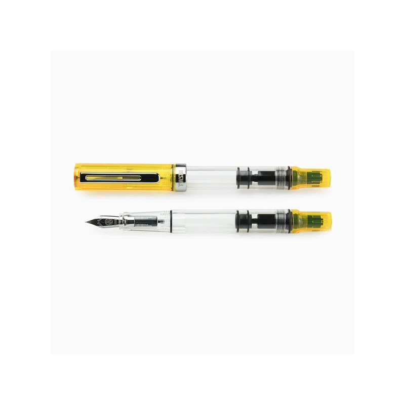 Twsbi Eco Trasparent Yellow Fountain Pen Fine nib