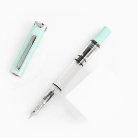 Twsbi Eco-T 薄荷蓝色钢笔，F 笔尖 M2530990