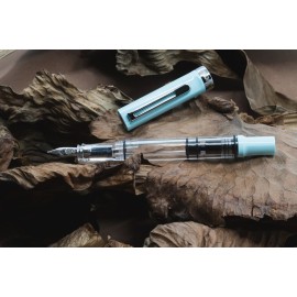 Twsbi Eco-T 薄荷蓝色钢笔，F 笔尖 M2530990