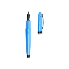 Penna stilografica Pineider Tempi Moderni France Racing Blue/Nero- Pennino F