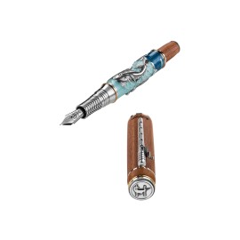 Montegrappa The Old Man and The Sea Fountain Pen Silver - F nib