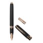 Penna stilografica Pineider Alchemist Stant Stromboli Black Rose Gold - Pennino F 14K