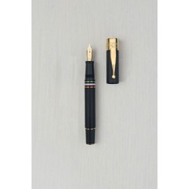 Penna stilografica Gioia Partenope Black Sand Gold pennino F