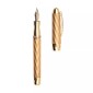 Pineider Matrix Fountain Pen Yellow Gold Fine nib