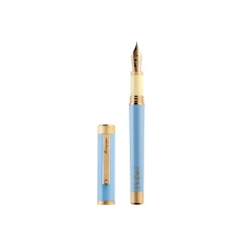 Penna stilografica Montegrappa Ken™️ The Movie Icon Azzurro cipria - Pennino F