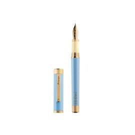 Penna stilografica Montegrappa Ken™️ The Movie Icon Azzurro cipria - Pennino F