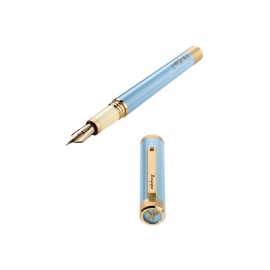 Penna stilografica Montegrappa Ken™️ The Movie Icon Azzurro cipria - Pennino F