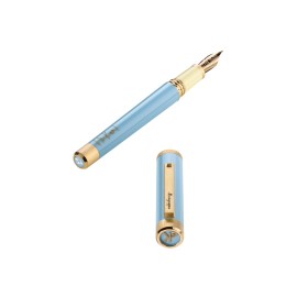 Penna stilografica Montegrappa Ken™️ The Movie Icon Azzurro cipria - Pennino F