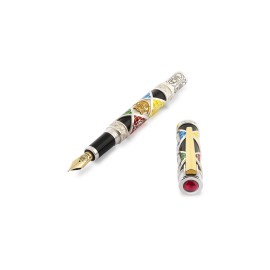 Penna stilografica Montegrappa Harry Potter Hogwarts L.E. Argento - Pennino EF