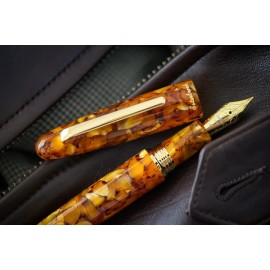 Esterbrook Estie Oversize Fountain Pen Honeycomb Gold trim E736-F