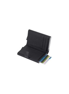 Piquadro Compact wallet per banconote e carte di credito Black