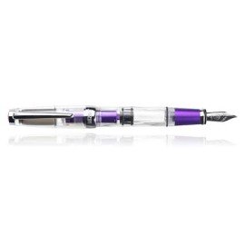 Penna stilografica Twsbi Diamond Mini AL Grape pennino M M7449330