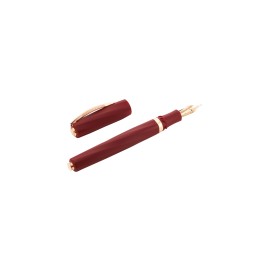 Visconti Divina Matte Bordeaux Fountain pen Fine nib 14KT