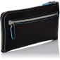 Piquadro Pochette Blue Square Black AC2648B2/N