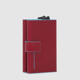 Porta carte di credito con sliding system Piquadro Rosso PP5961B2R/R