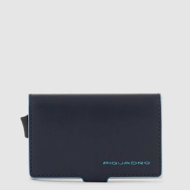 Piquadro Credit Card Holder Blue Square PP5649B2R/BLUE