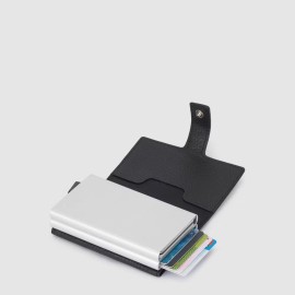 Piquadro Double Credit Card Holder with sliding system PP5472MOSR/N