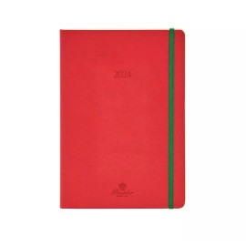 Pineider 2024 Funky Weewkly Agenda Scarlet - 14.5x21 cm