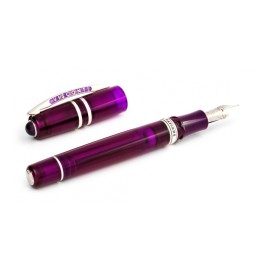 Visconti Homo Sapiens Fountain pen  Demo Stones Amethyst  - Extrafine nib