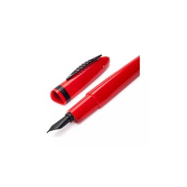 Pineider Tempi Moderni Fountain pen Racing Red/Black -Fine nib