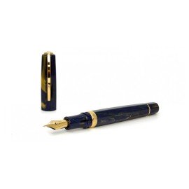 Visconti Medici Golden Blue Fountain Pen EF nib KP17-05-FPEF