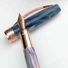 Visconti 梵高果园花玫瑰金钢笔 F. 笔尖