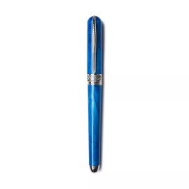 Pineider Avatar 2019 UR Neptune Blue Fountain pen - Extrafine nib