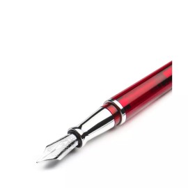 Penna Stilografica Pineider Avatar UR Demo Metal Wine Red - Pennino EF-SFAE0PP3401378