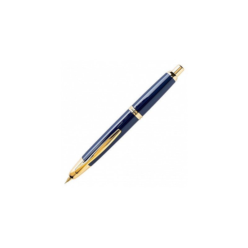 Pilot Capless Gold Trims Fountain Pen Blue Fine nib