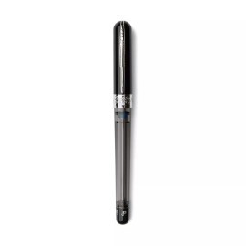 Pineider Avatar UR Twin Tank Touchdown Fountain Pen Grapene Black FP EF