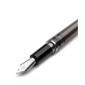 Pineider Avatar Twin Tank Touchdown Fountain Pen Grapene Black FP F