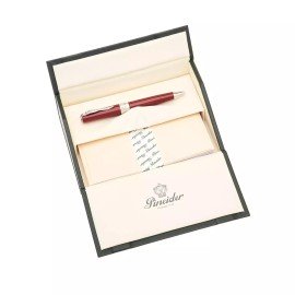 Pineider Classic Ballpoint Pen Bordeaux Palladium Trims