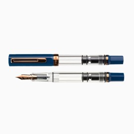 Penna stilografica Eco Indigo Blu & Bronze F M7449570