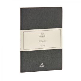 Pineider Taccuino a righe Notes Milano Midnight Black 19x25 cm CNL1S099108379