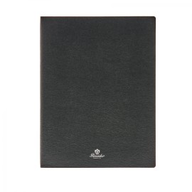 Pineider Lined Notes Milano Large 19x25 cm Midnight Black 099108 379