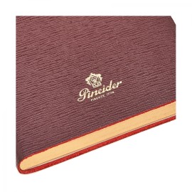 Pineider Lined Notes Milano Medium 14,5x21 cm Wine Red 099107 378