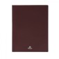 Pineider Lined Notes Milano Wine Red Large 19x25 cm