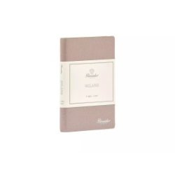 Pineider Lined Notes Milano Small 9x14 cm Silver Streak 099106 377