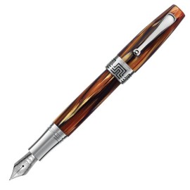 Montegrappa Extra Otto 1930 Fountain pen Turtle Brown - Fine nib