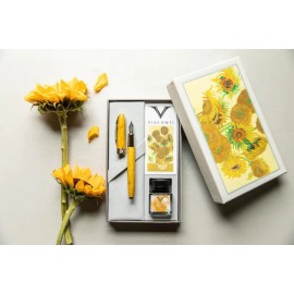 Penna stilografica Visconti Van Gogh Sunflower FP EF (A66) KP12-05-FPEF_KIT