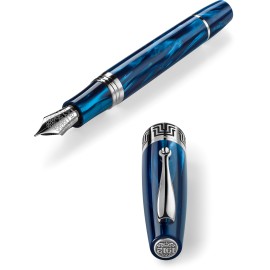 Montegrappa Extra Otto 1930 Fountain pen Mediterranean Blue - Extrafine nib