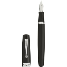 Montegrappa Elmo 02 Fountain pen Black - Fine nib ISE2R2AC