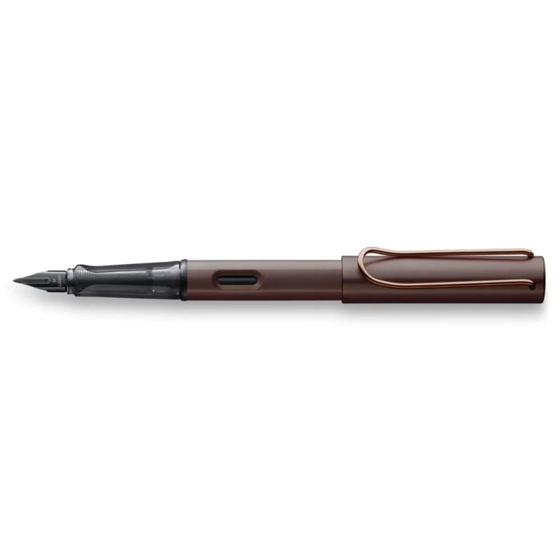 Penna stilografica Lamy Lx marron pennino EF